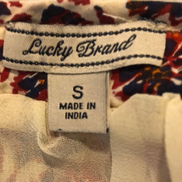 Lucky Brand Floral Dress Size S - Picture 6 of 7